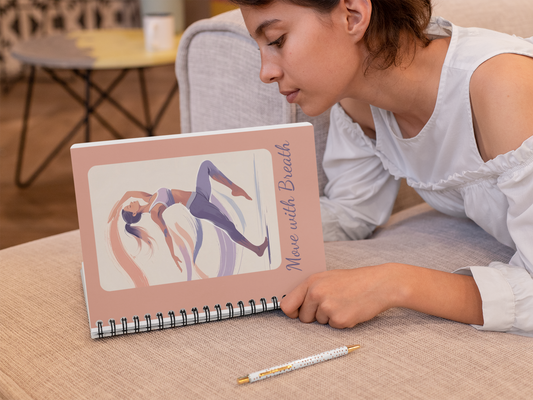 Breathe Yoga Zen - Spiral Notebook - Ruled Line