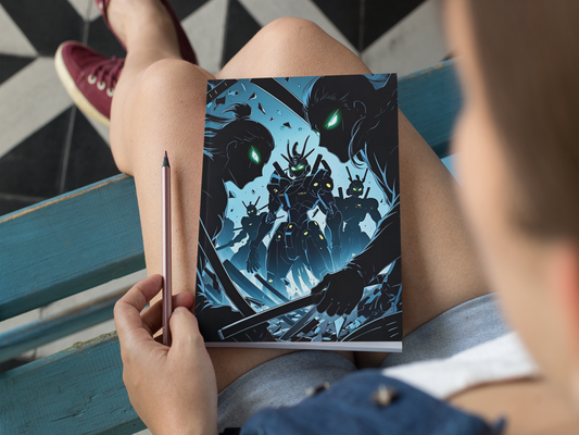 Blue Robot Journal - Blank