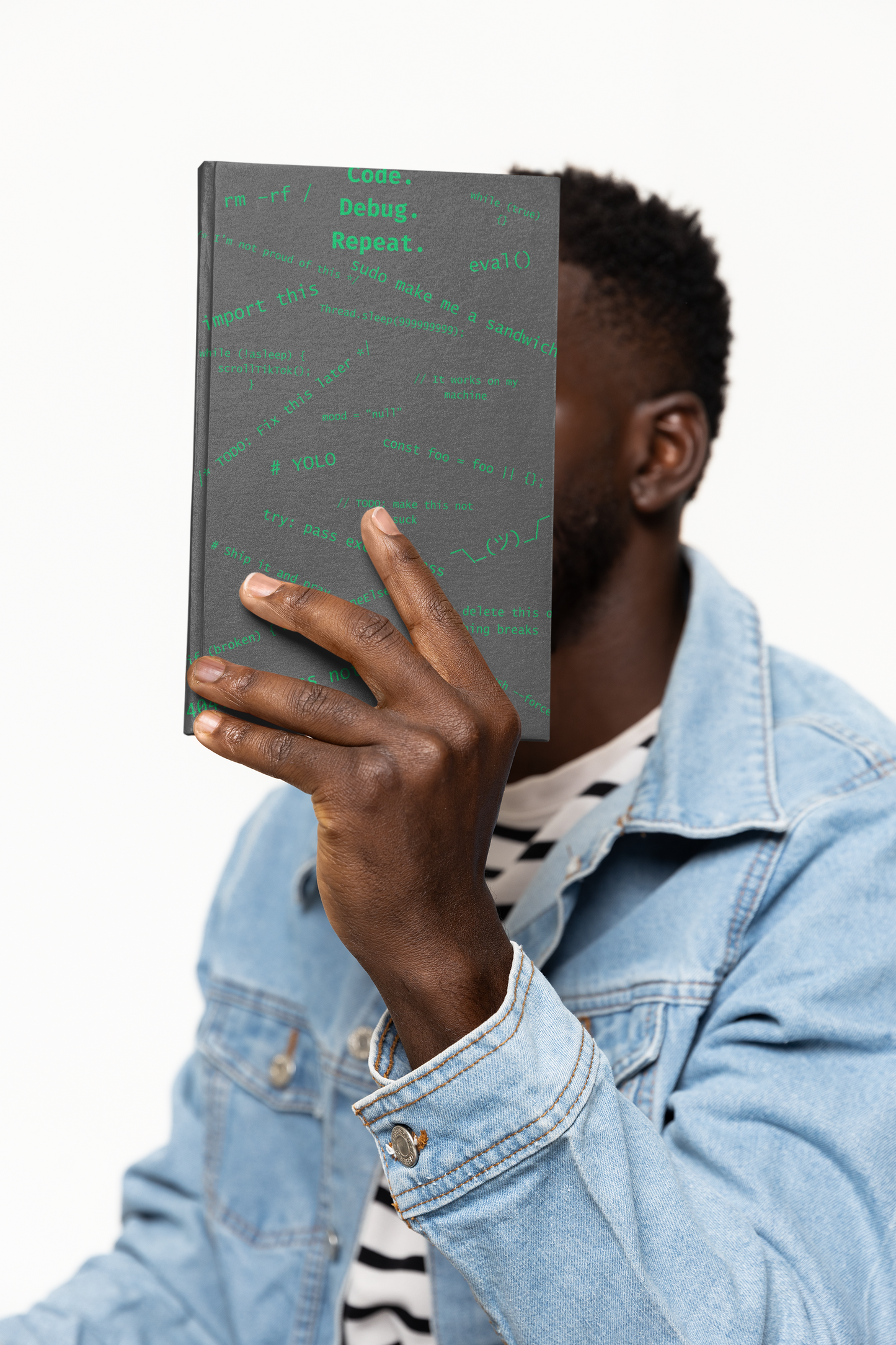 Code Debug Repeat Hardcover Journal Matte